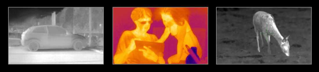 Various thermal imaging shots
